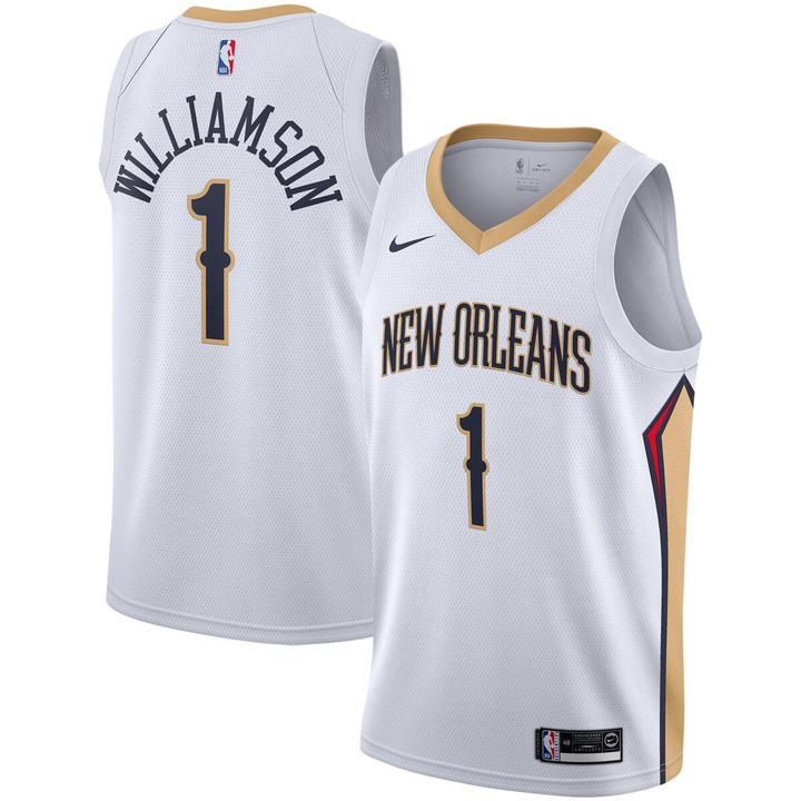 Zion Williamson New Orleans Pelicans Nike 2019/2020 Swingman Jersey - Association Edition - White