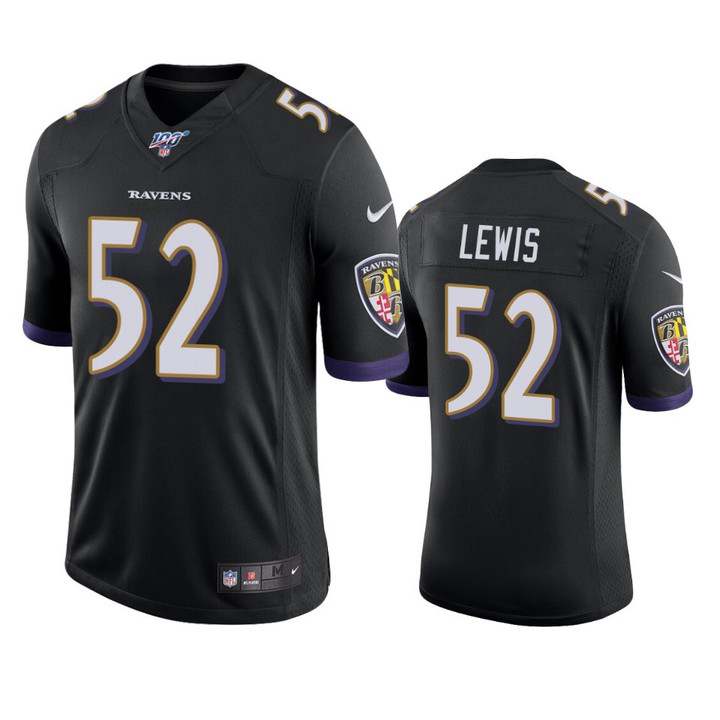 Ravens Ray Lewis Limited Jersey Black 100th Season