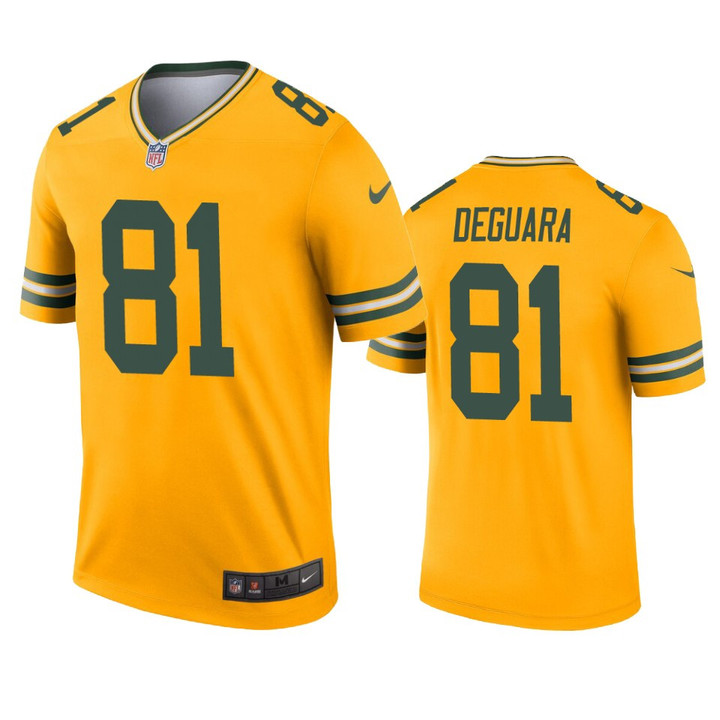Packers Josiah Deguara 2019 Inverted Legend Gold Jersey