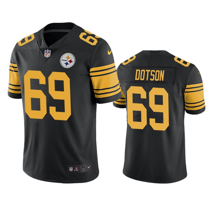 Steelers Kevin Dotson Color Rush Limited Black Jersey