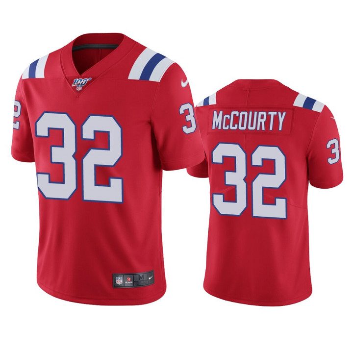 Patriots Devin McCourty Limited Jersey Red 100th Season