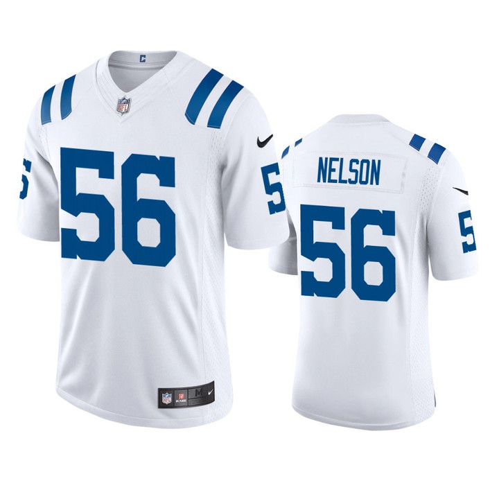 Colts Quenton Nelson Vapor Limited White Jersey Men's