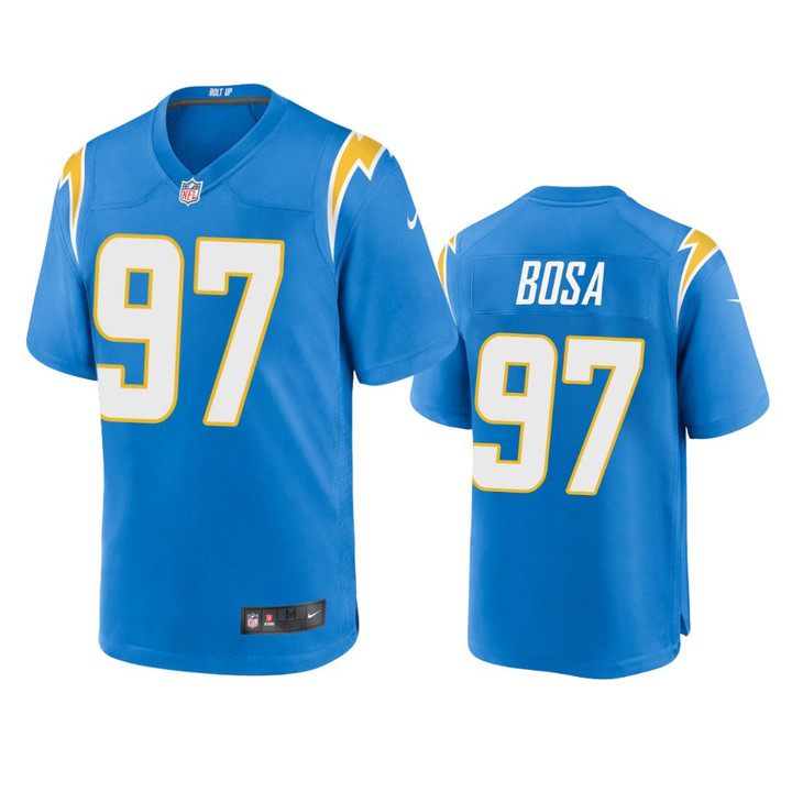 Chargers Joey Bosa Game Powder Blue Jersey