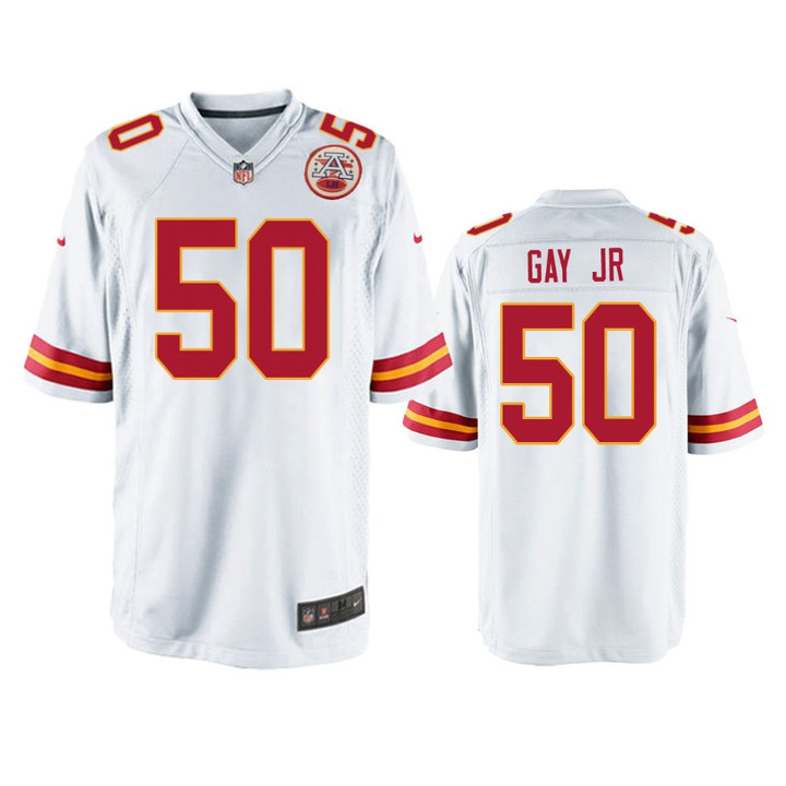 Chiefs Willie Gay Jr. 2020 NFL Draft White Game Jersey