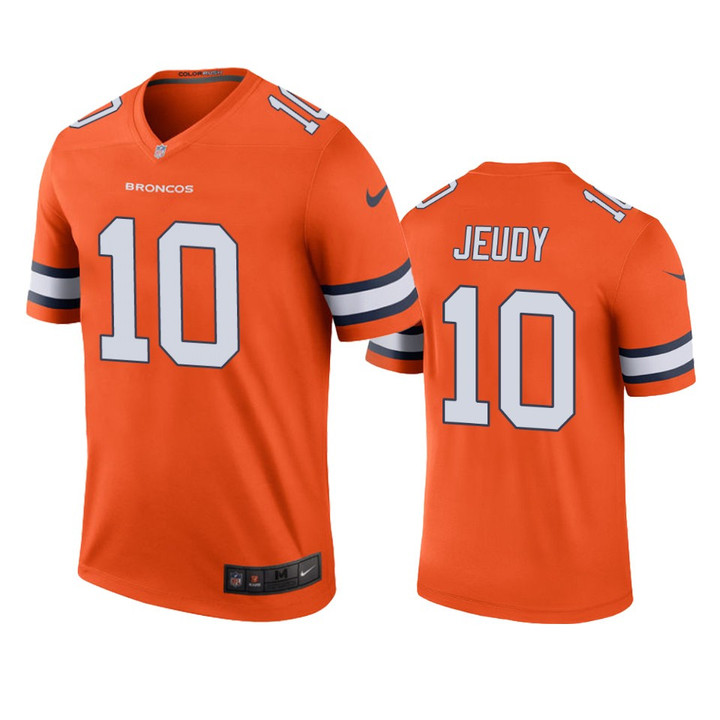 Broncos Jerry Jeudy Color Rush Legend Orange Jersey