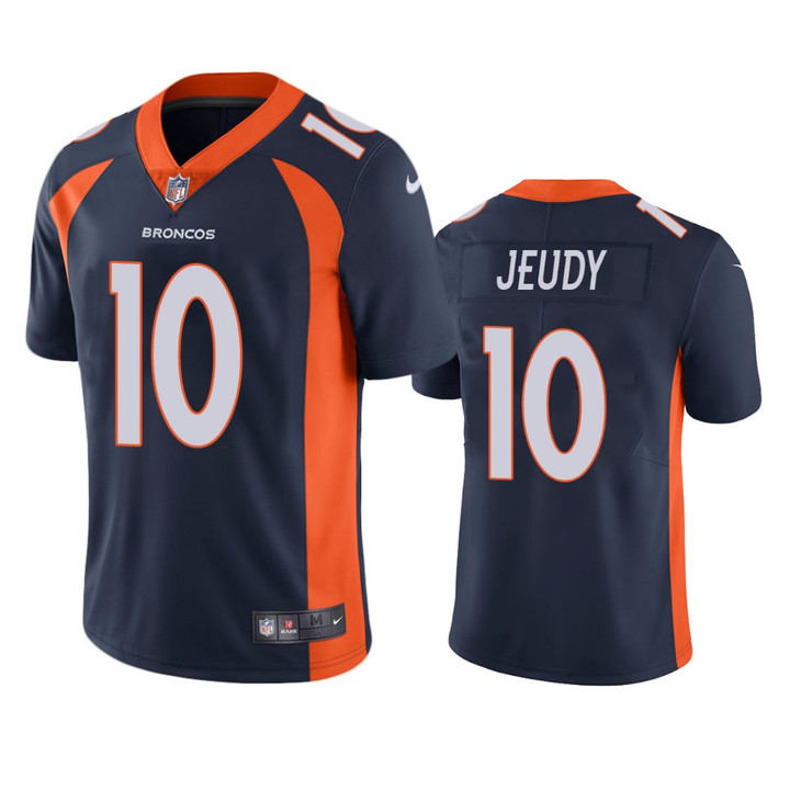 Broncos Jerry Jeudy 2020 NFL Draft Navy Vapor Limited Jersey