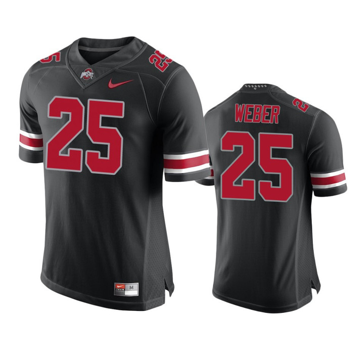 Mike Weber Ohio State Buckeyes College Football Black Jersey