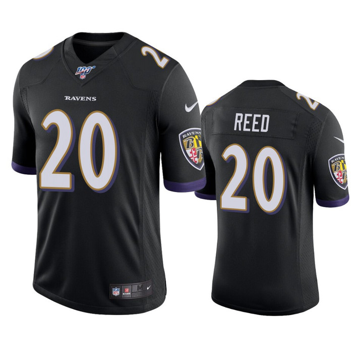 Ravens Ed Reed Limited Jersey Black 100th Season