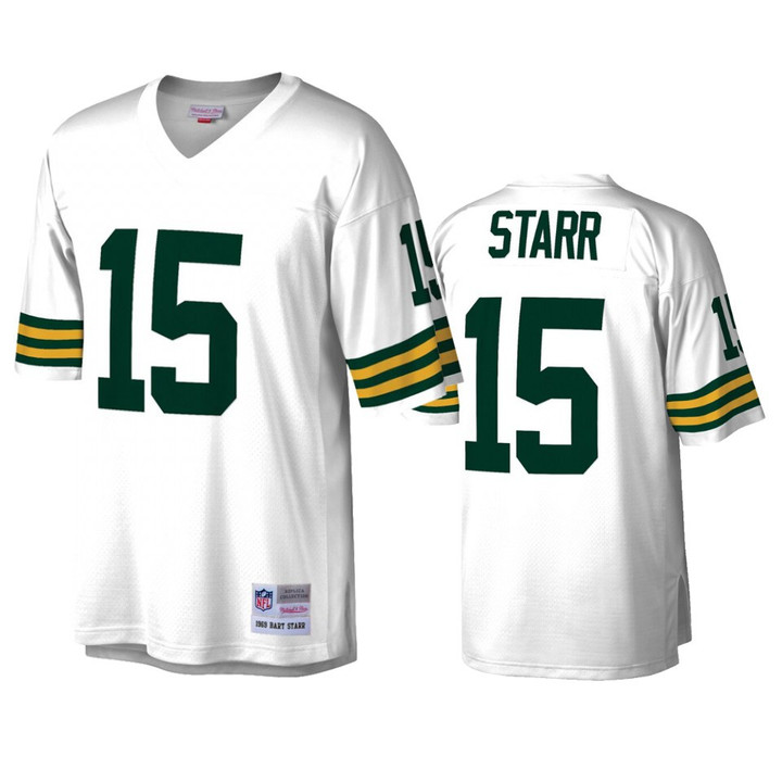 Packers Bart Starr Legacy Replica White Jersey