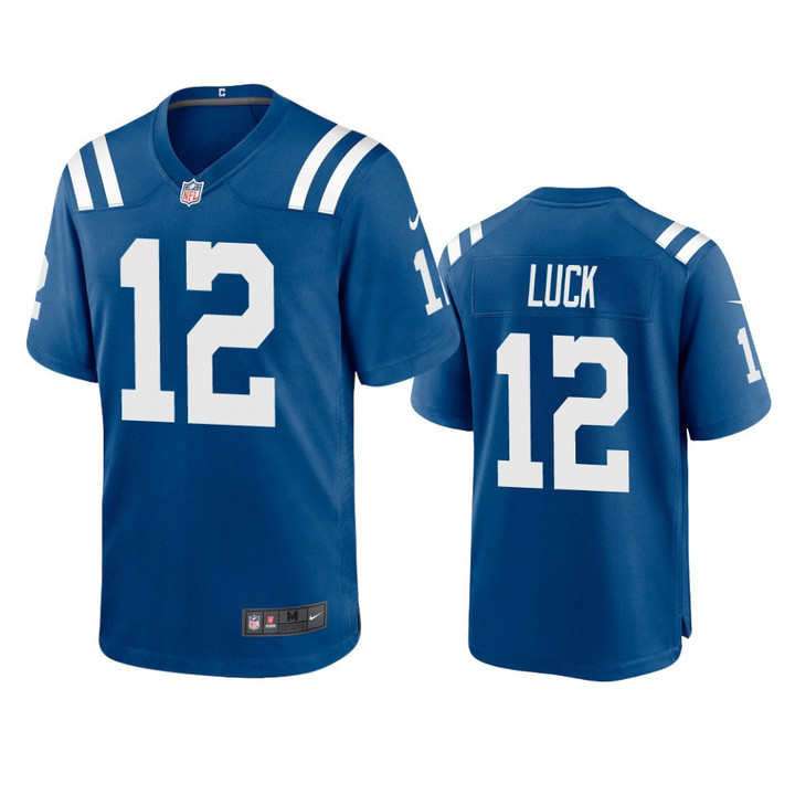 Colts Andrew Luck Game Royal Jersey