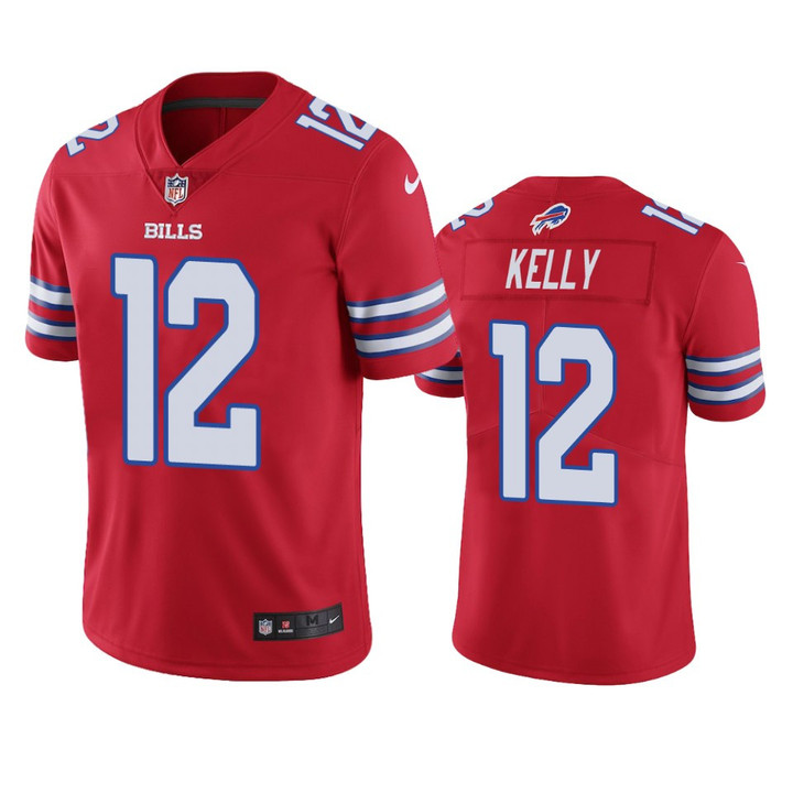Bills Jim Kelly Color Rush Limited Red Jersey