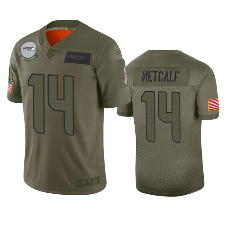 Seahawks D.K. Metcalf Limited Jersey Camo 2019 Salute to Service