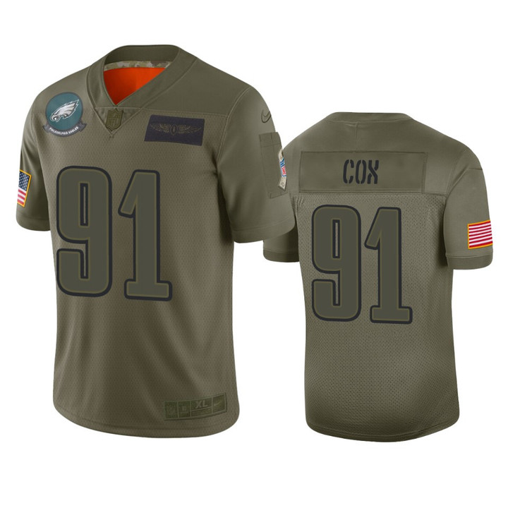 Eagles Fletcher Cox Limited Jersey Camo 2019 Salute to Service