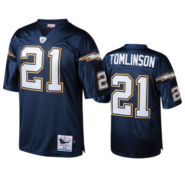 Chargers LaDainian Tomlinson Throwback Navy 2002 Authentic Jersey