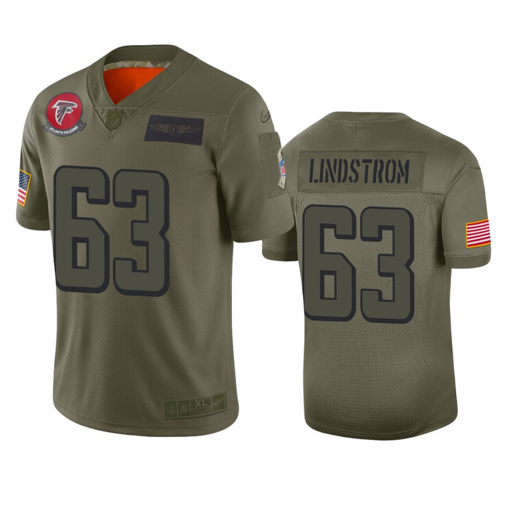 Falcons Chris Lindstrom Limited Jersey Camo 2019 Salute to Service