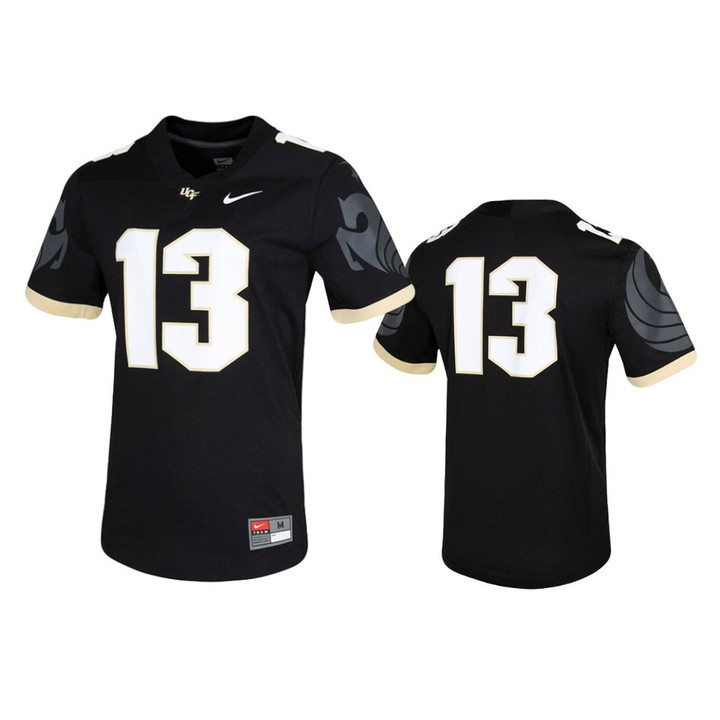 UCF Knights #13 Untouchable Black Jersey