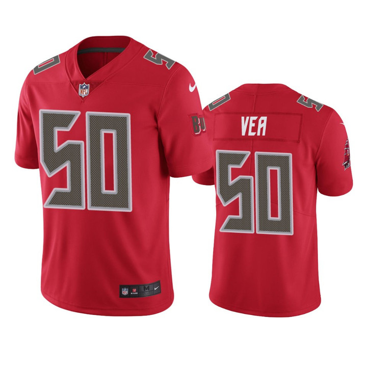 Buccaneers Vita Vea Color Rush Limited Red Jersey