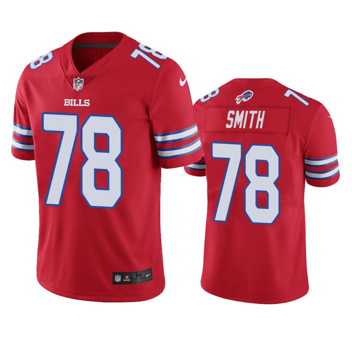 Bills Bruce Smith Color Rush Limited Red Jersey