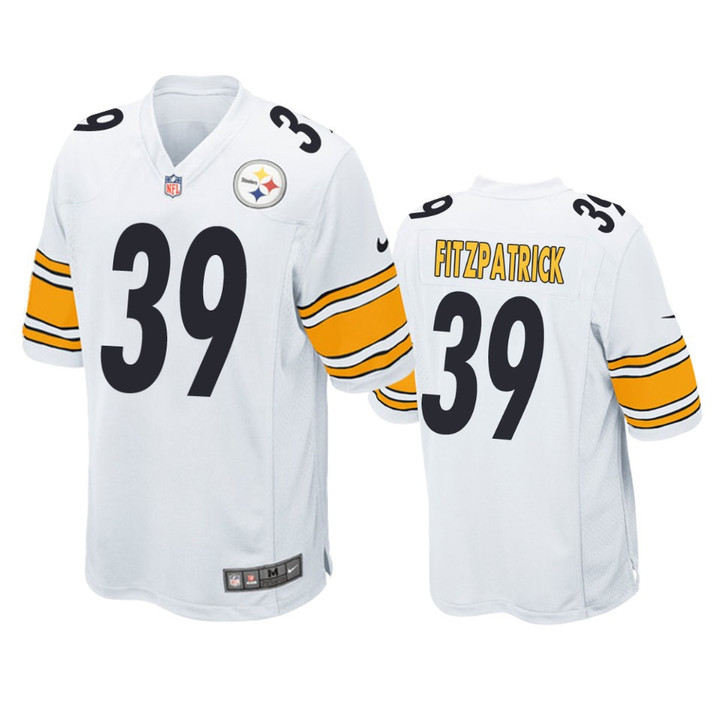 Steelers Minkah Fitzpatrick Game White Jersey