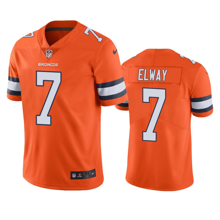 Broncos John Elway Color Rush Limited Orange Jersey