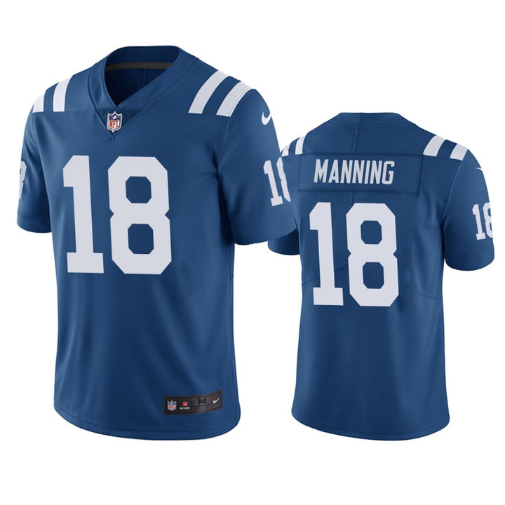 Colts Peyton Manning Color Rush Limited Royal Jersey Men's
