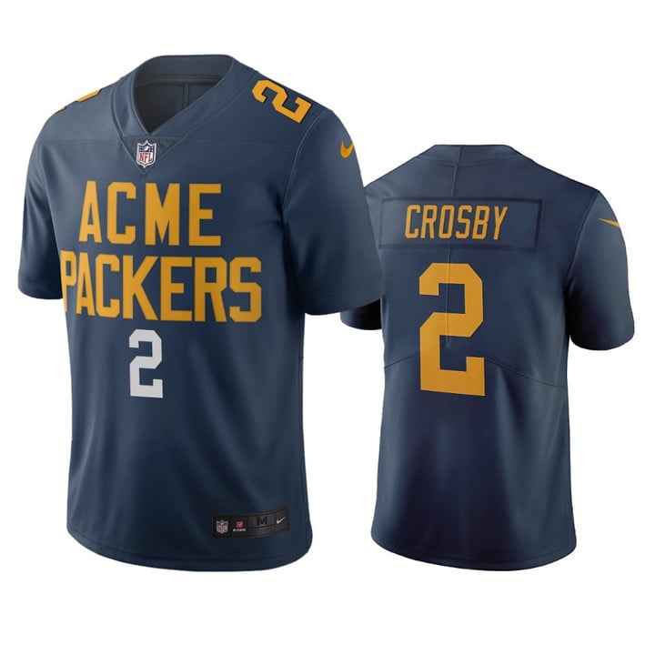 Packers Mason Crosby Navy City Edition Jersey
