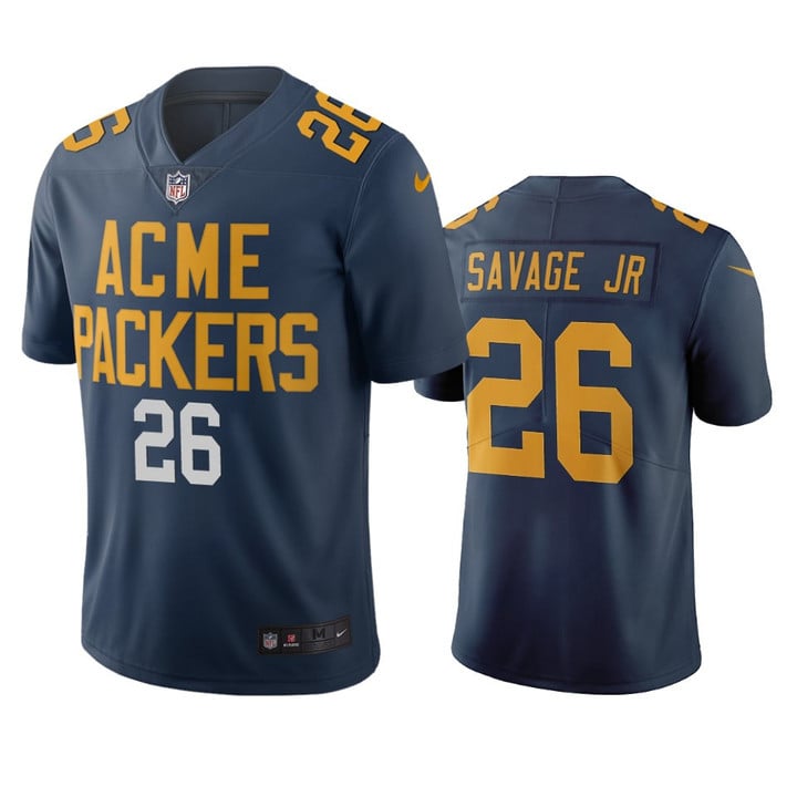 Packers Darnell Savage Jr. Navy City Edition Jersey