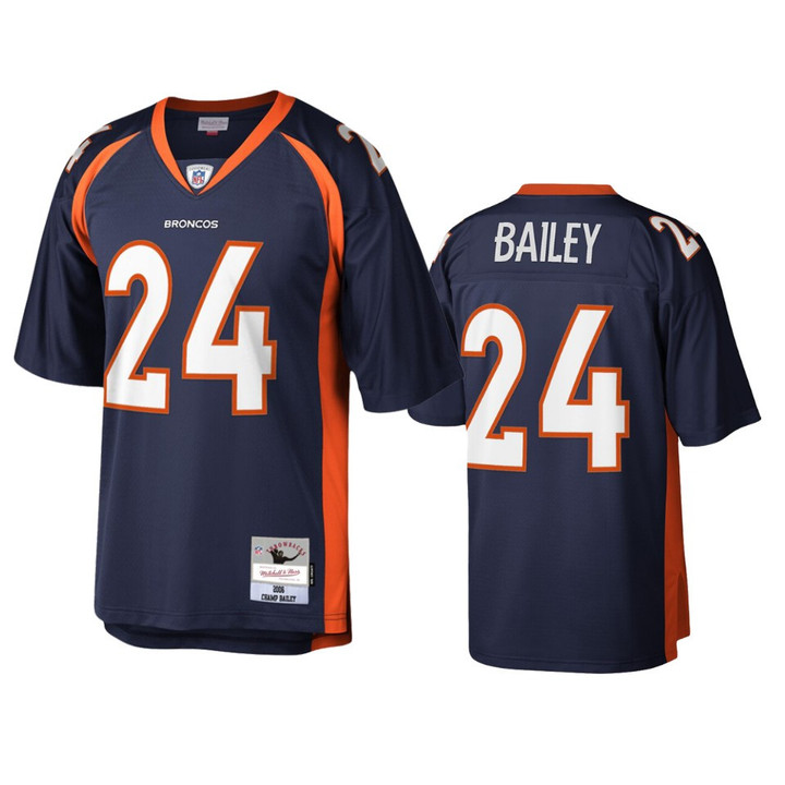 Broncos Champ Bailey Legacy Replica Navy Jersey
