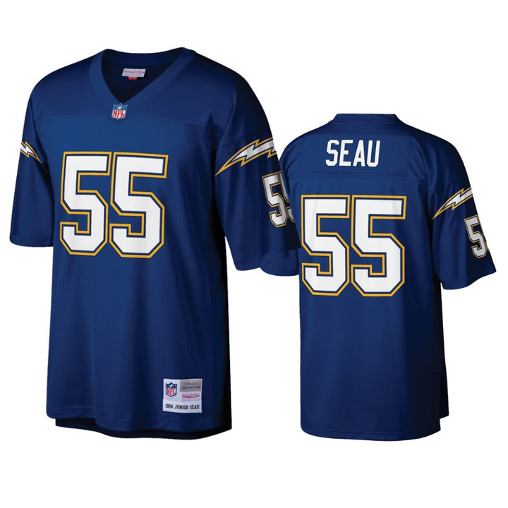 Junior Seau Chargers Replica Navy Jersey