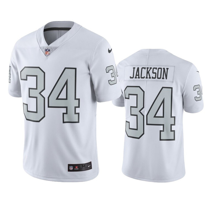 Bo Jackson Raiders Color Rush Limited White Jersey