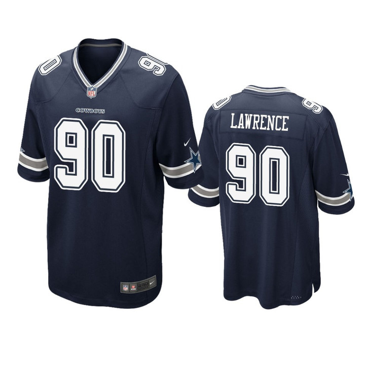 Cowboys Demarcus Lawrence Game Jersey Navy Men's