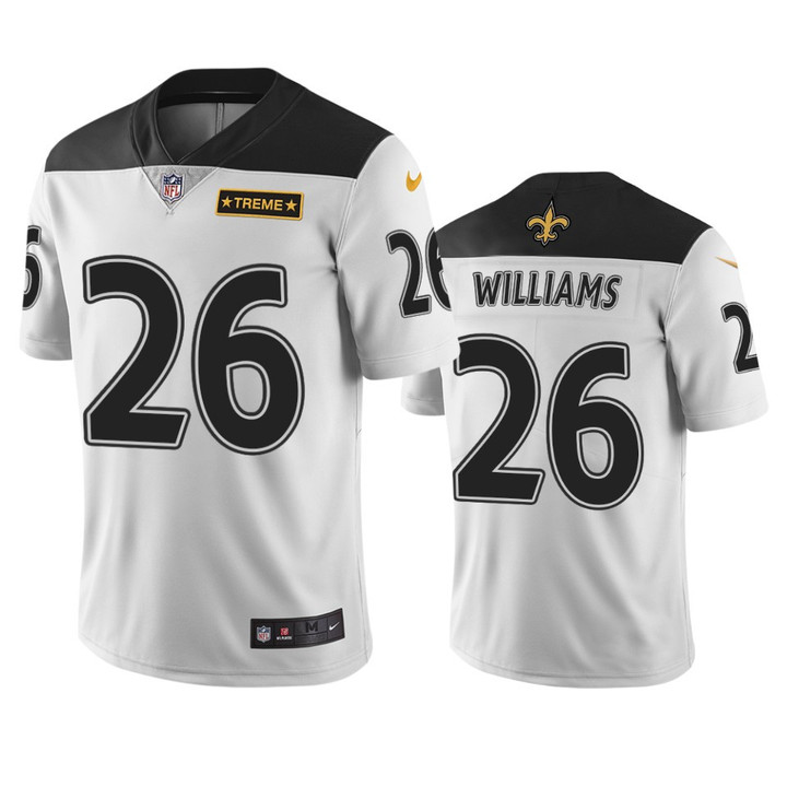 Saints #26 P.J. Williams Men Jersey White City Edition