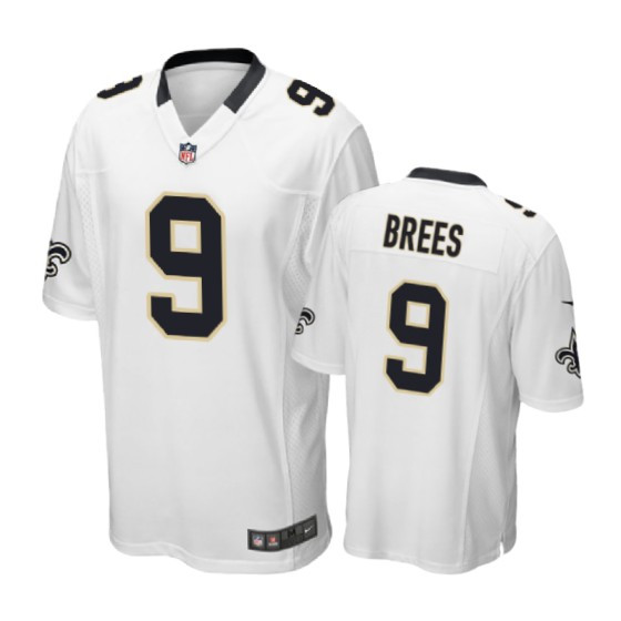 Drew Brees Game Jersey New Orleans Saints White
