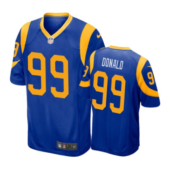 Aaron Donald Game Jersey Los Angeles Rams Royal