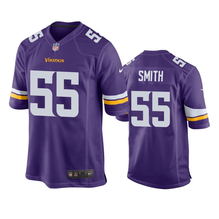 Vikings Za'Darius Smith Game Purple Jersey