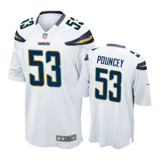 Mike Pouncey Game Jersey Los Angeles Chargers White