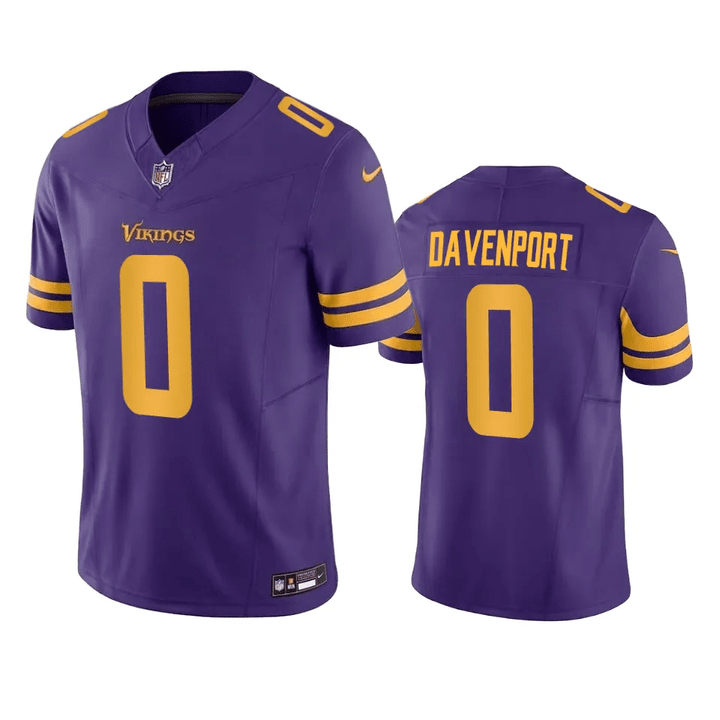Vikings Marcus Davenport Vapor F.U.S.E. Limited Purple Jersey