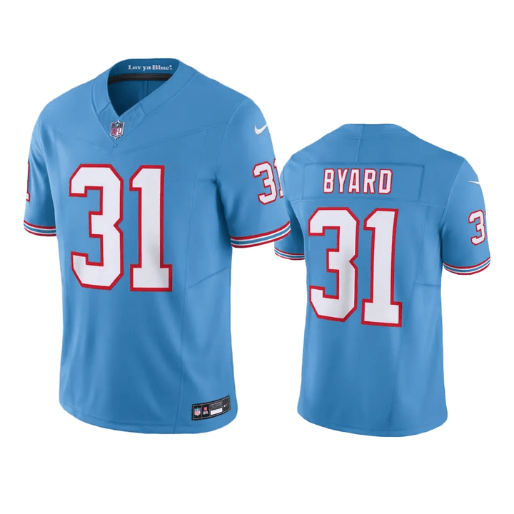 Titans Kevin Byard Oilers Throwback Limited Light Blue Jersey Men's