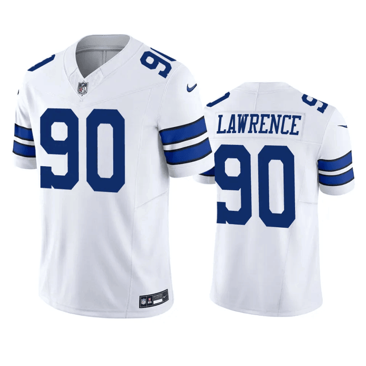 Cowboys Demarcus Lawrence Vapor F.U.S.E. Limited White Jersey