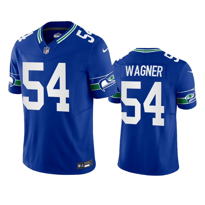 Seahawks Bobby Wagner Throwback F.U.S.E. Limited Royal Jersey Men's