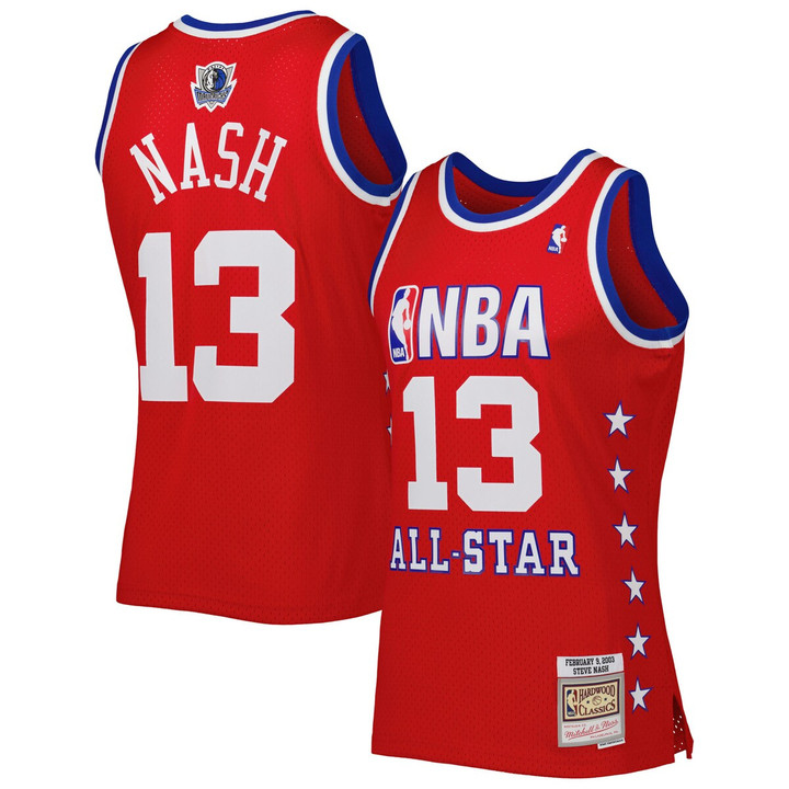 Steve Nash Western Conference Mitchell & Ness 2003 All Star Game Swingman Jersey - Red