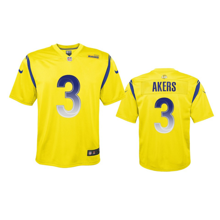 Rams Cam Akers Inverted Legend Gold Jersey
