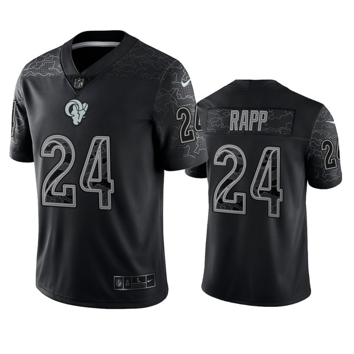 Rams Taylor Rapp Reflective Limited Black Jersey
