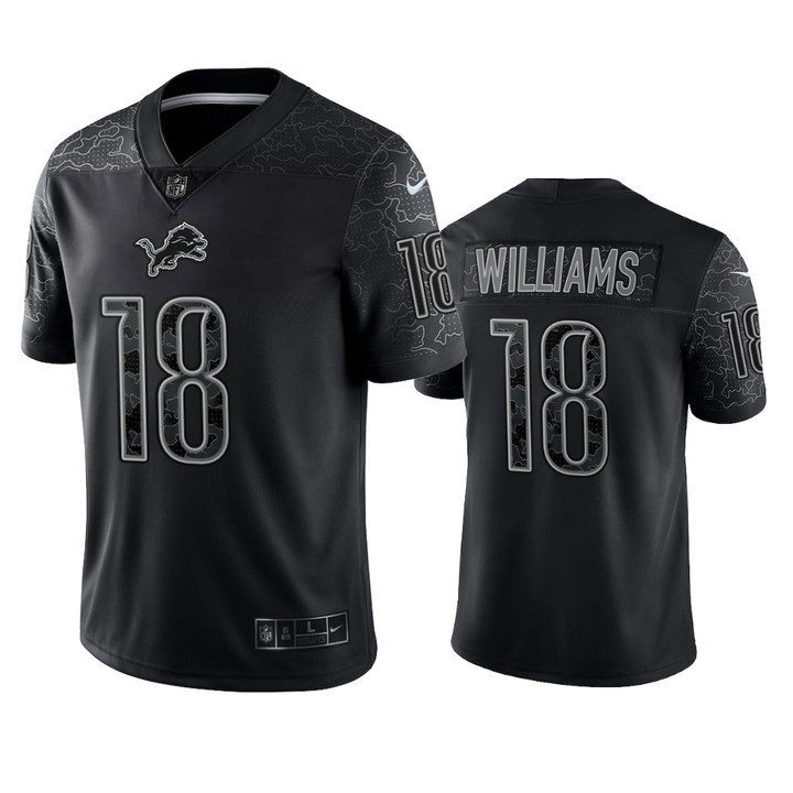 Lions Jameson Williams Reflective Limited Black Jersey