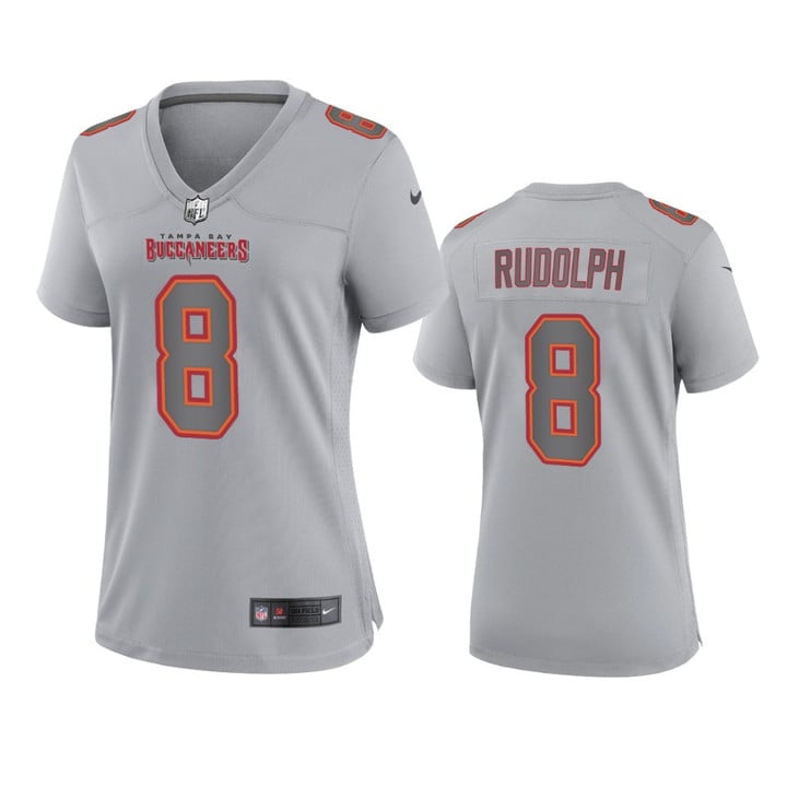 Women's Buccaneers Kyle Rudolph Atmosphere Fashion Game Gray Jersey