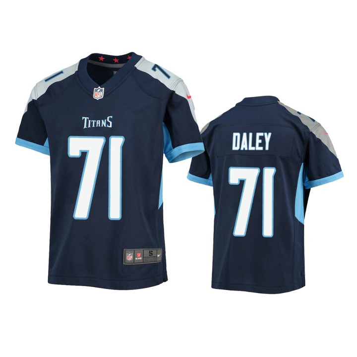Youth Titans Dennis Daley Navy Jersey Game