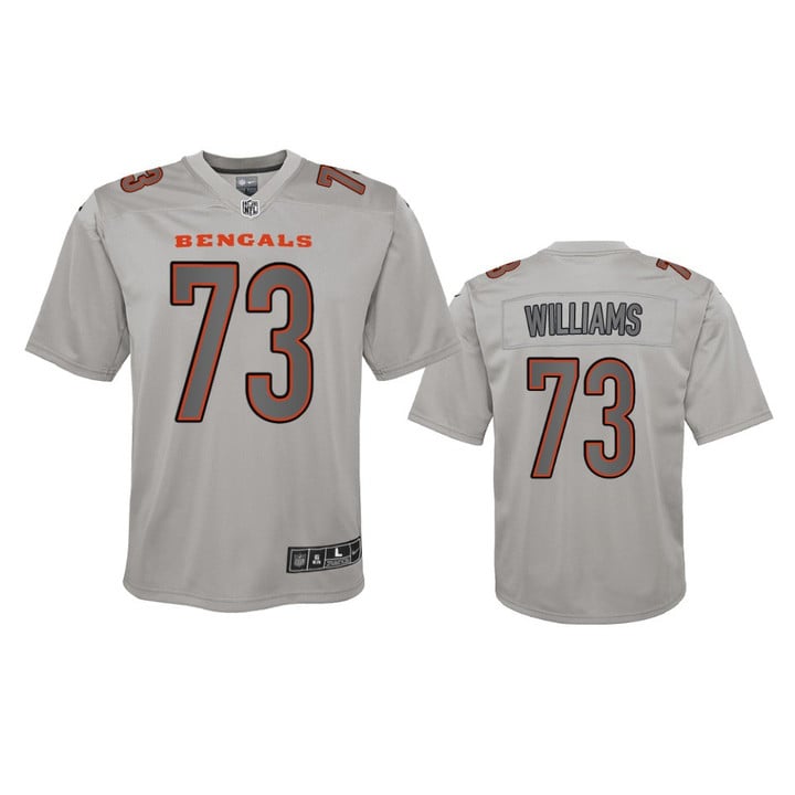 Youth Bengals Jonah Williams Gray Jersey Atmosphere Fashion Game