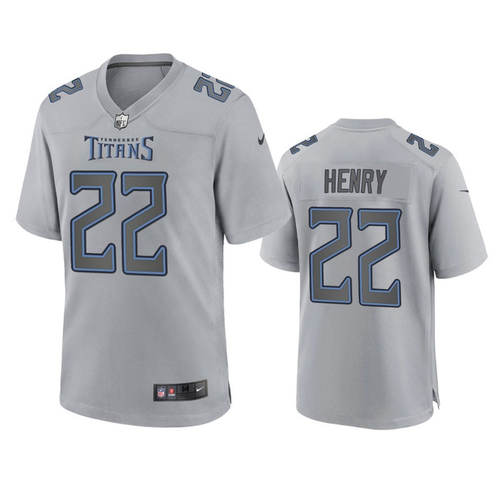 Titans Derrick Henry Atmosphere Fashion Game Gray Jersey