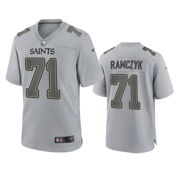 Saints Ryan Ramczyk Atmosphere Fashion Game Gray Jersey