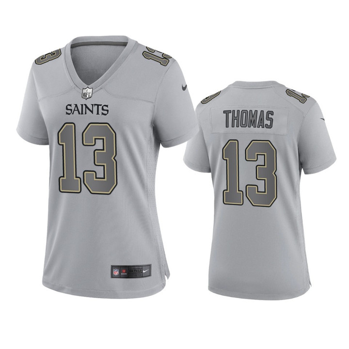 Saints Michael Thomas Atmosphere Fashion Game Gray Jersey